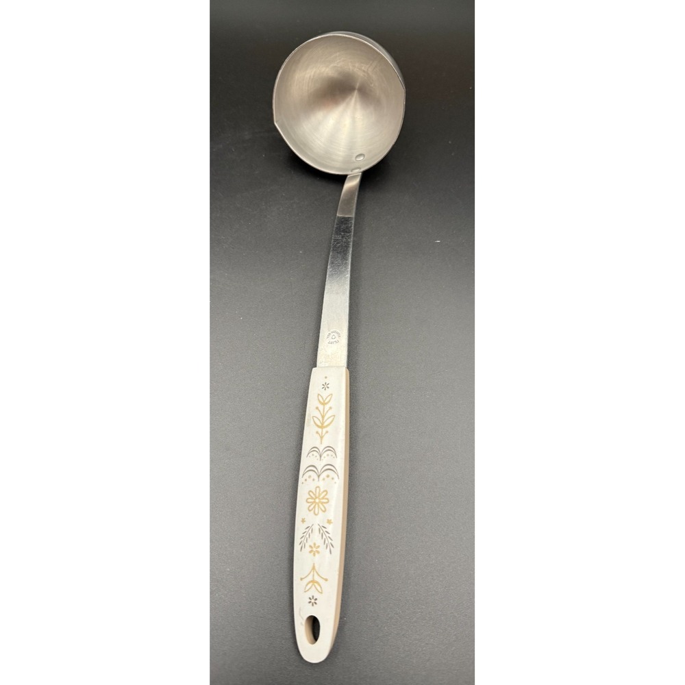 VTG FLINT ARROWHEAD STAINLESS LADLE WHEAT HARVEST HANDLE 13" KITCHEN LARGE